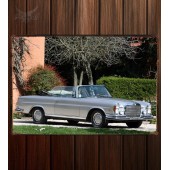 Металлическая табличка Mercedes-Benz 280SE 3.5 Cabriolet (W111 112)